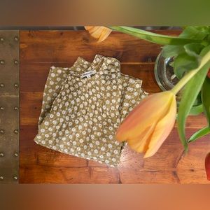 Embroidered Madewell blouse